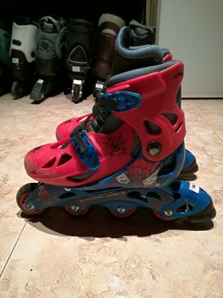 patines rojos poco uso talla 33 34 35 36 y 37