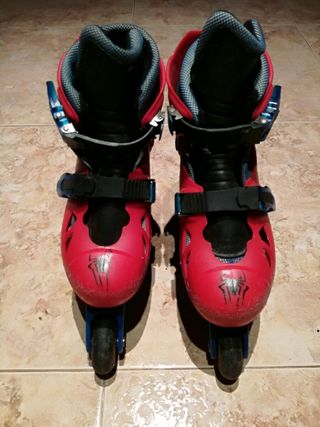 patines rojos poco uso talla 33 34 35 36 y 37