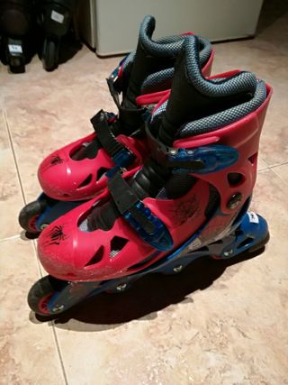 patines rojos poco uso talla 33 34 35 36 y 37