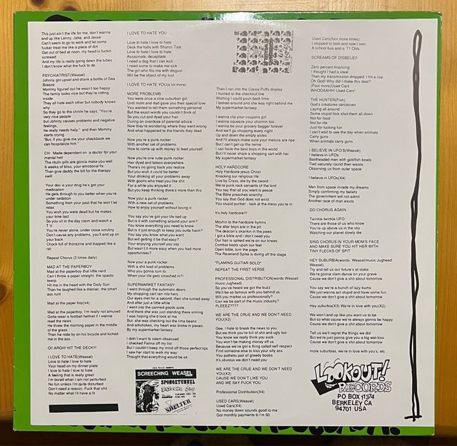 Screeching Weasel – Boogadaboogadaboogada!