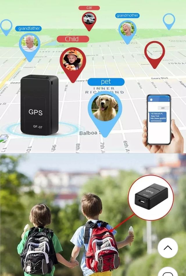 GPS localizador de vehículos o personas