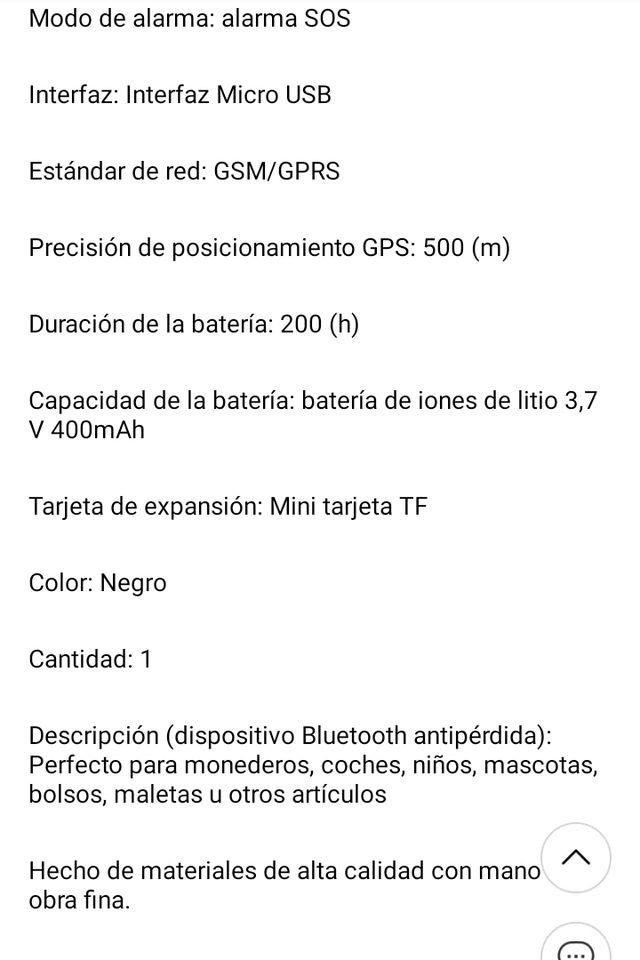 GPS localizador de vehículos o personas