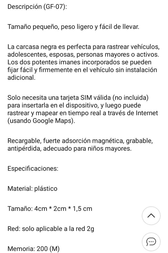 GPS localizador de vehículos o personas