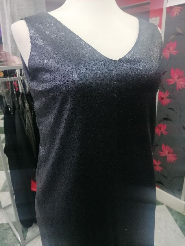 Vestido de lentejuelas talla 48-50 marca Spg Woman