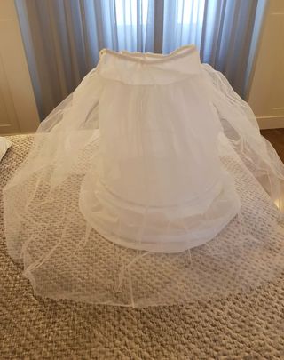 Vestido Comunión Niña Clásico Lazo Gasa Plisado