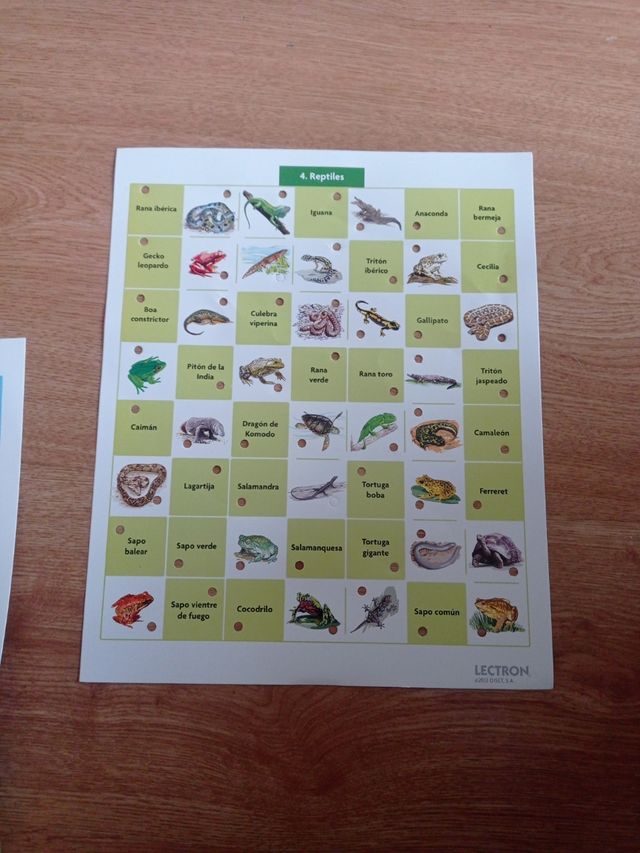 Juego Lectrón Animales