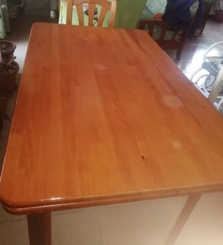 Mesa extensible madera maciza