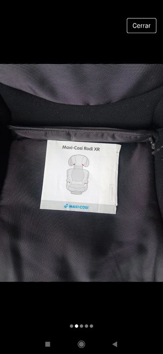 Alzador con respaldo e Isofix Maxi-Cosi