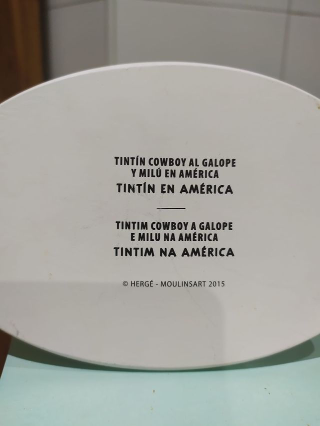 FIGURA TINTIN "SERIE BLANCO Y NEGRO"