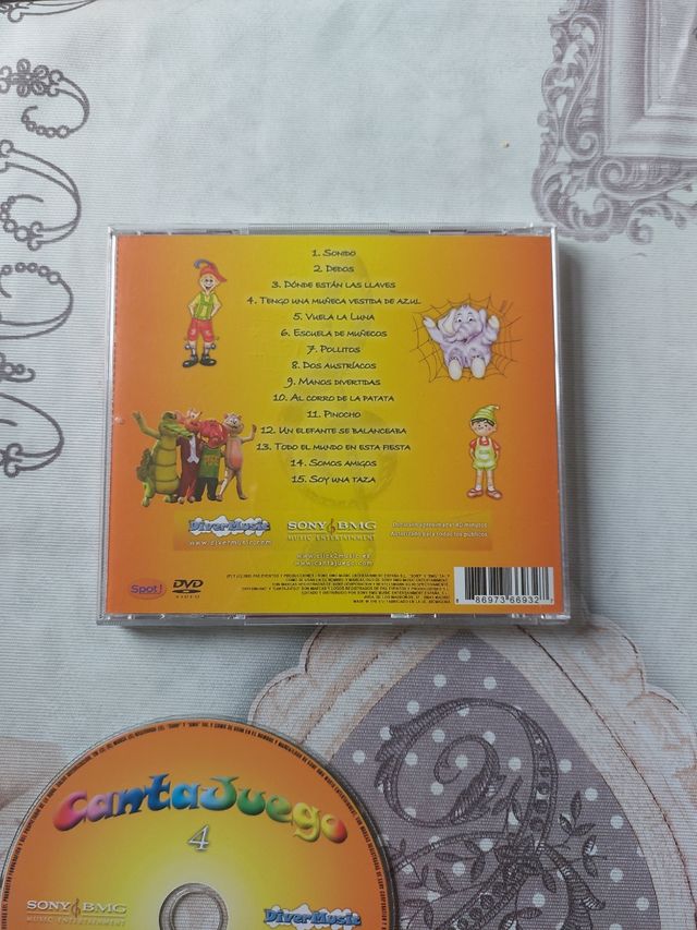 Cantajuego 4 el CD y DVD