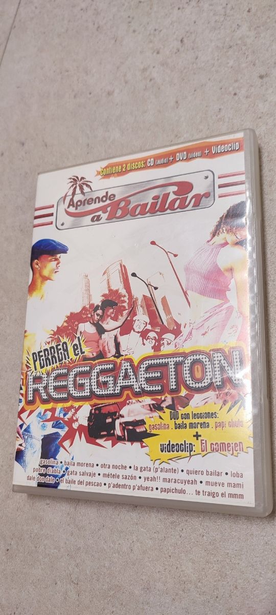 DVD + CD aprende a bailar reaggeton