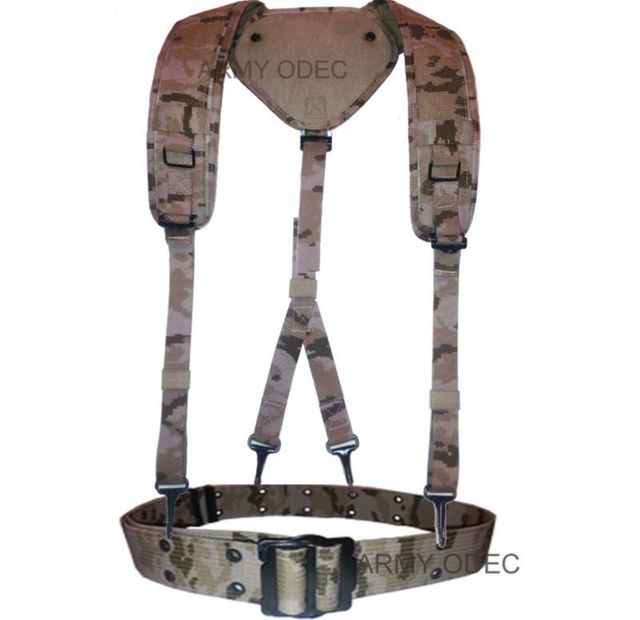 Trinchas militares áridas con su ceñidor