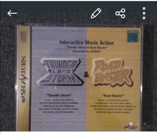 Thunder Storm & Road Blaster SEGA SATURN