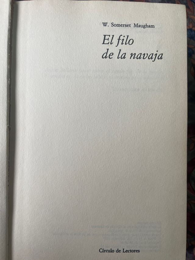 El filo de la Navaja