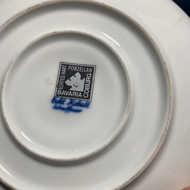 Tazza con piatto bavaria