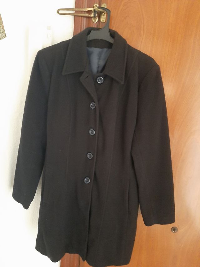 chaquetón azul de paño