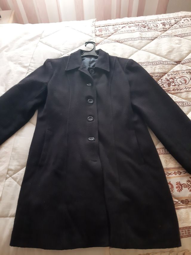 chaquetón azul de paño