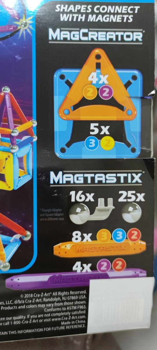MAGTASTIX  Extreme combo 62 piezas