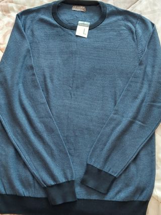 Jersey de caballero de color azul nuevo