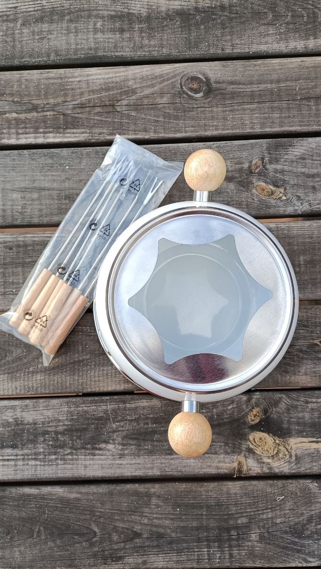 Fondue olla blanco cocina