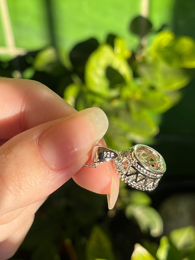 Conjunto plata 925 y circonitas champagne