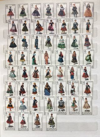 SELLOS NUEVOS ESPAÑA TRAJES REGIONALES