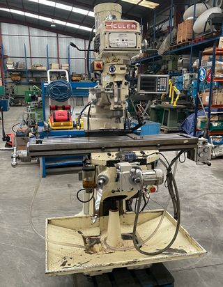 Fresadora de torreta Vértical HELLER FTV2.