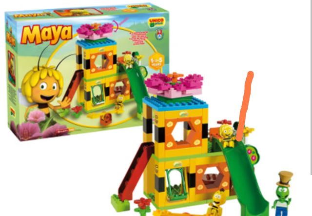 Parque construcción Abeja Maya + Pegamola