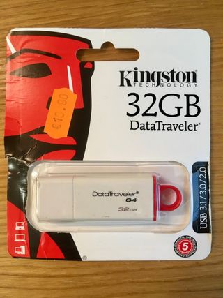Pen usb carga datos 32 gb kingston