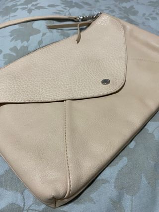 Bolso de hombro beige de parfois