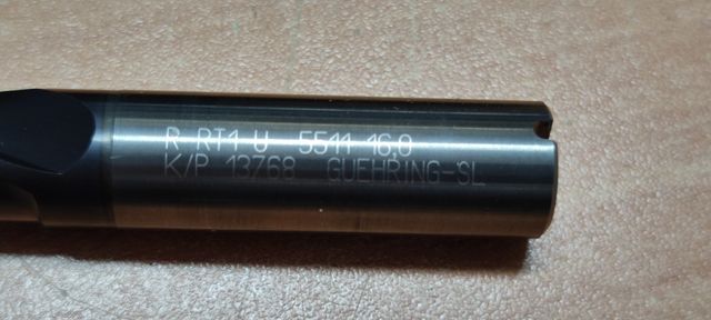 BROCA DE M/D CON REFRIGERACIÓN 16 MM