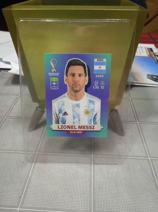 CROMO MESSI MUNDIAL QATAR 2022