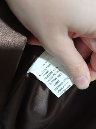 Abrigo pana oversize Cortefiel