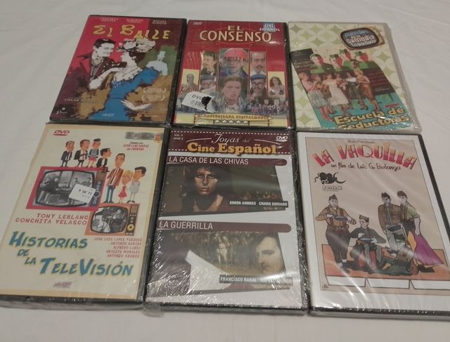 17 PELÍCULAS ESPAÑOLAS SIN DESPRECINTAR por 25€