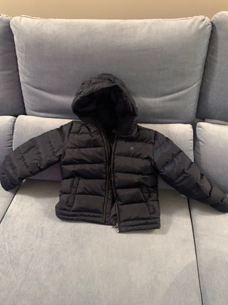 Abrigo plumas hacket talla 7-8 años