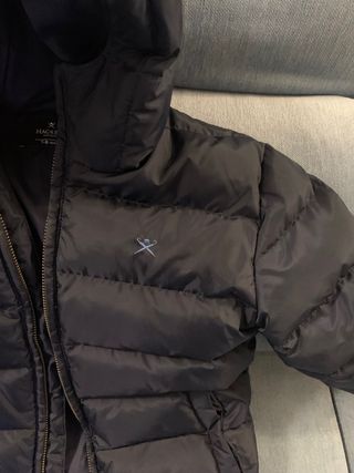Abrigo plumas hacket talla 7-8 años