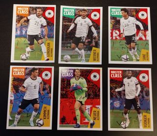 6 Cromos Alemania mundial de Qatar 