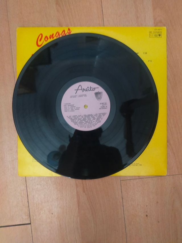 Disco vinilo LP "Congas por barrios"