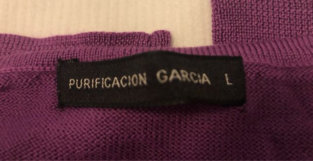Jersey punto hilo Purificación García Nuevo