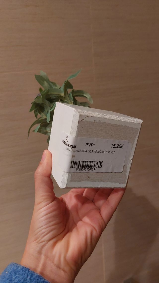 planta artificial lavanda