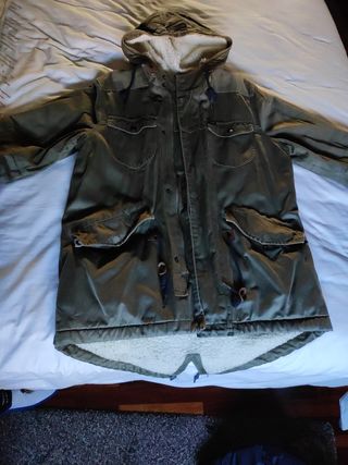 chaqueta tipo militar lee sherpa