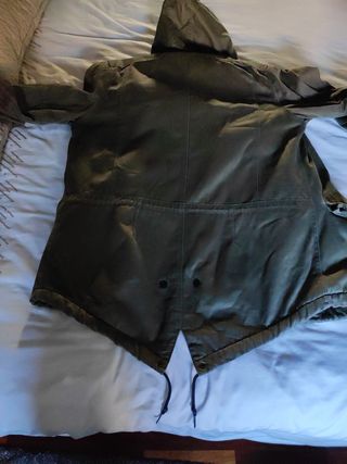 chaqueta tipo militar lee sherpa