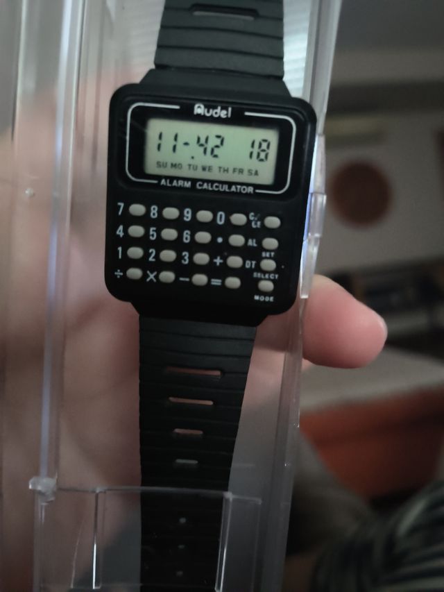 Reloj calculadora.