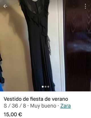 Vestido de fiesta o para el verano de Zara