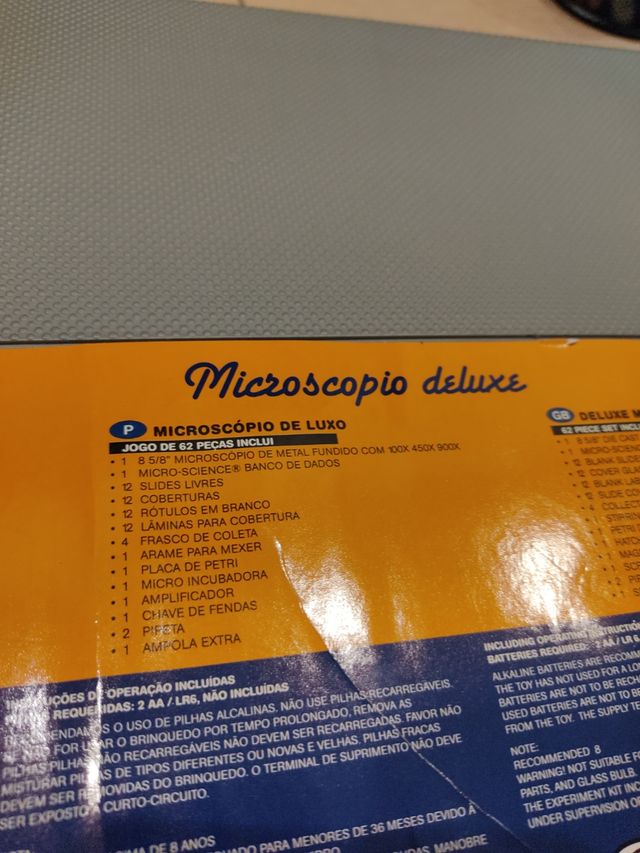 microscopio deluxe