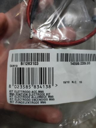 ELECTRODO DE IONIZACIÓN CALDERA