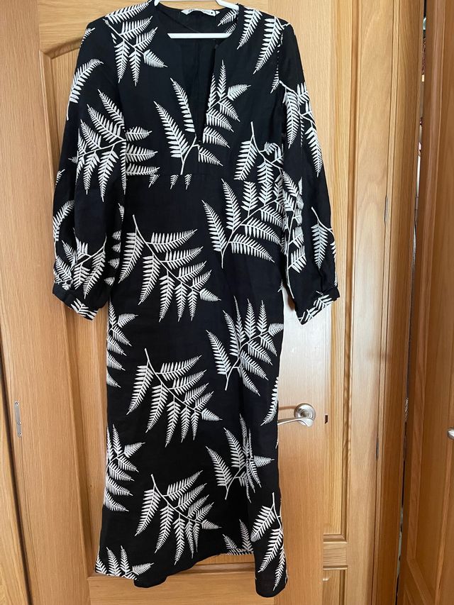Vestido flores zara