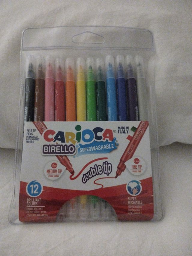 estuche 12 rotuladores Carioca