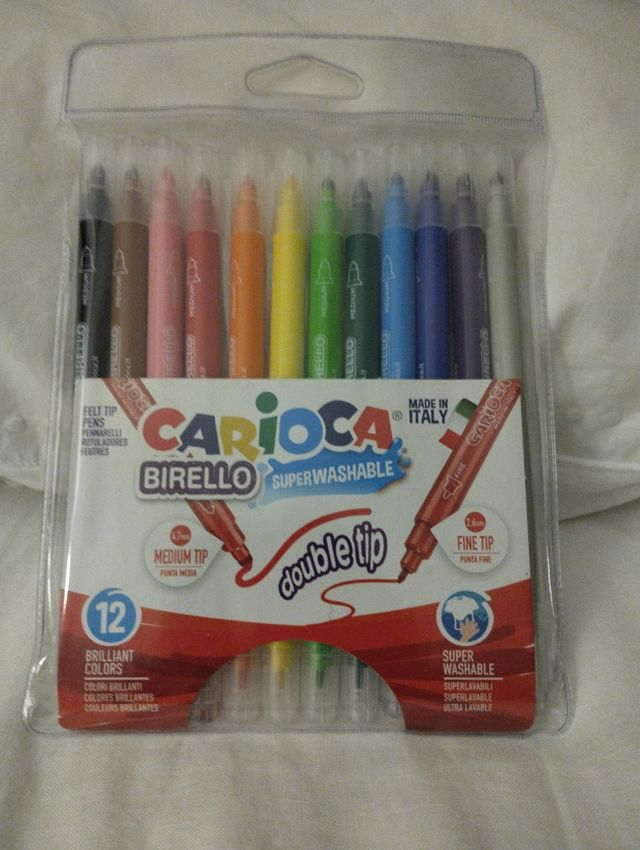 estuche 12 rotuladores Carioca