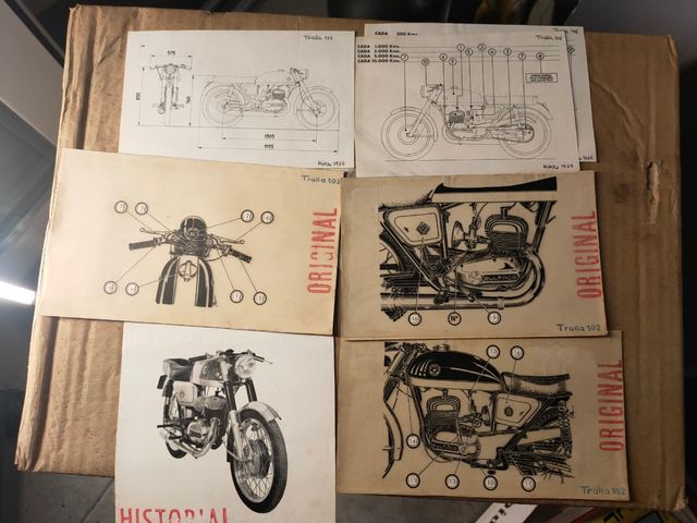 Fotos originales bultaco tralla 102 son del 1962